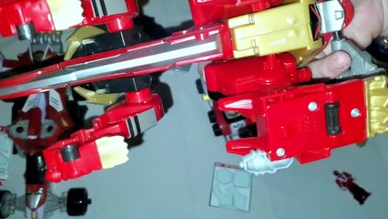 Upgrading My Old Power Rangers Super Megaforce Zords With Decal Stickers!