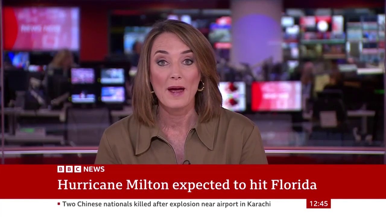 Hurricane Milton threatens more devastation in Florida after Helene _ BBC News