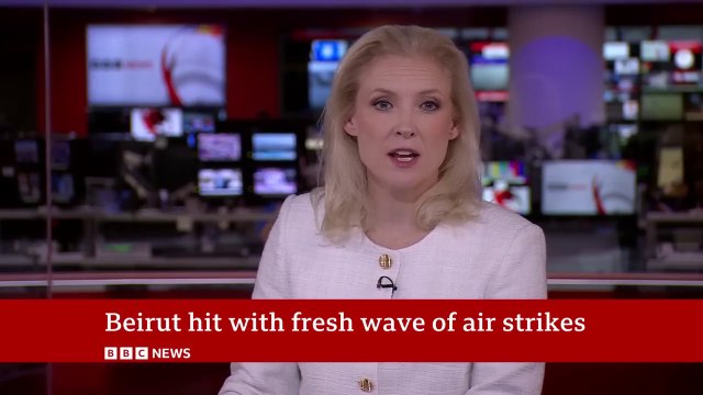 Israel strikes hit Hezbollah area in Lebanese capital Beirut _ BBC News