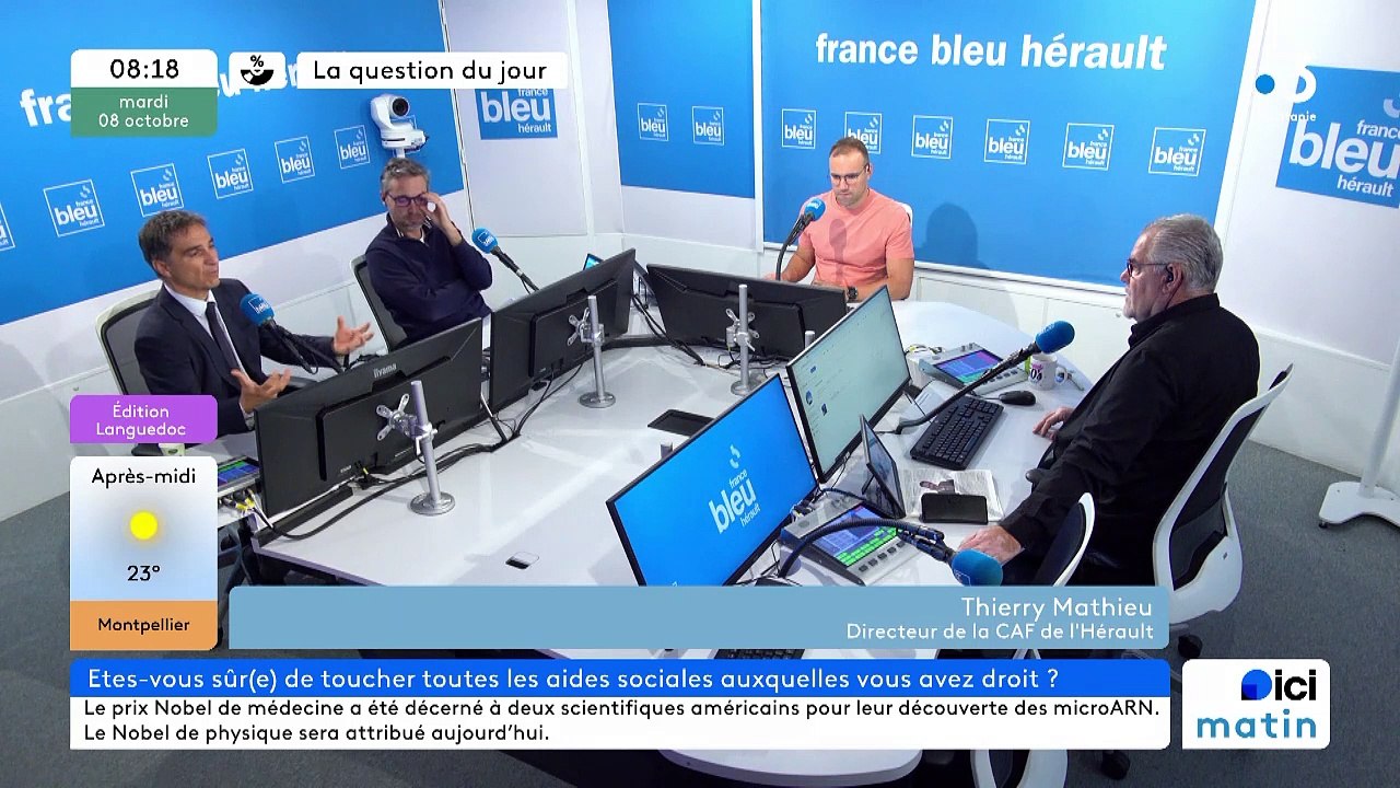 Thierry Mathieu, directeur de la CAF de l'Hérault