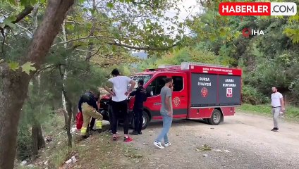 El Frenini Çekmeyi Unutan Sürücünün Araç Uçurumdan Düştü