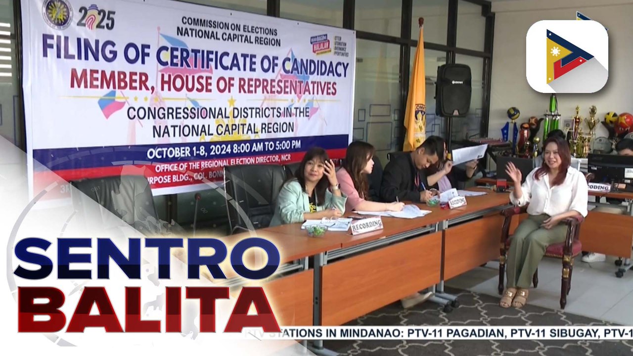 Mga nais tumakbo sa pagka-kongresista sa Metro Manila, humabol sa paghahain ng COC ngayong huling araw ng filing