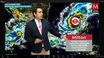 Milton mantiene categoría 5 y sigue su trayecto: pronóstico del SMN