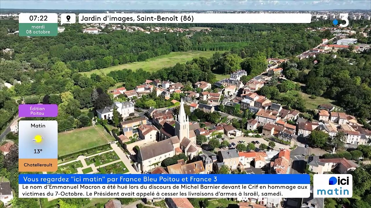 08/10/2024 - ICI Matin France Bleu Poitou en vidéo