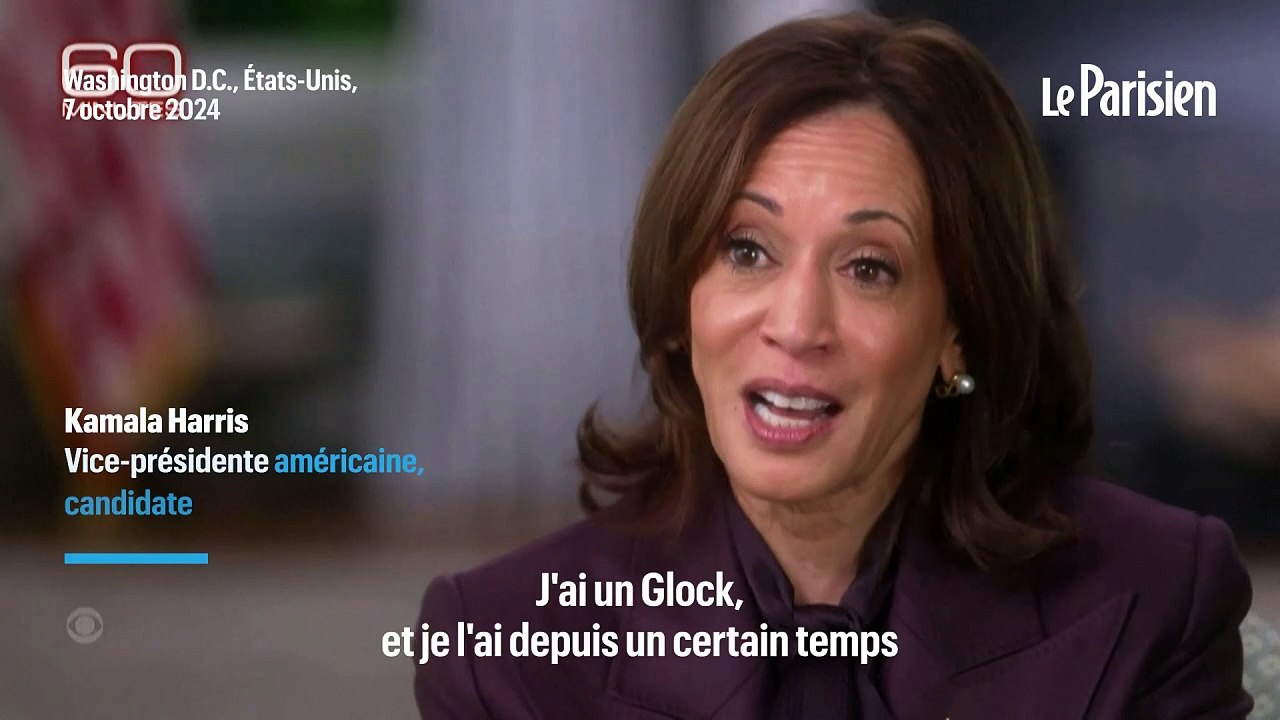Kamala Harris possède un Glock et a « bien sûr » déjà fait feu avec, mais « sur un stand de tir »