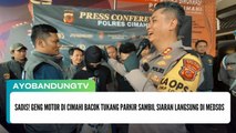 Sadis! Geng Motor di Cimahi Bacok Tukang Parkir Sambil Siaran Langsung di Medsos