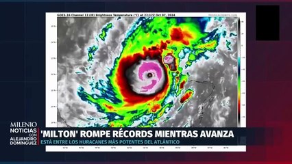 Milton' se dirige hacia Florida, provocando evacuaciones masivas ante su inminente impacto