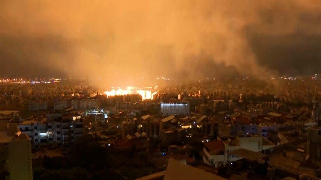 Israel continúa sus bombardeos contra Beirut