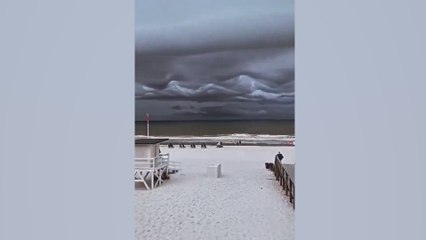 El gigantesco y potente huracán Milton, categoría 5, a punto de impactar en las costas de La Florida