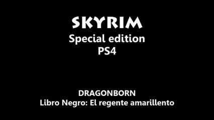Skyrim Libro negro El regente amarillento