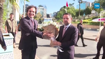 İstanbul Cumhuriyet Başsavcısı Akın Gürlek'e karşılama töreni