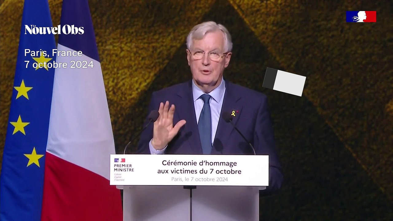 Emmanuel Macron hué lors du discours de Michel Barnier à la cérémonie du Crif