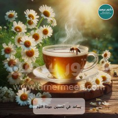 شاي البابونج مفاجأة #شاي #البابونج #بابونج #الطبيعة