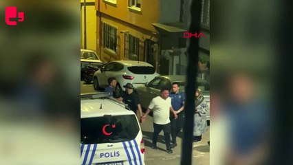 Gece yarısı havaya ateş açan 2 kişi kamerada