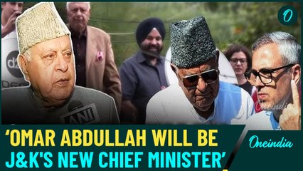 Omar Abdullah Will Be J&K Chief Minister, Says Farooq as National Conference Marches To Victory