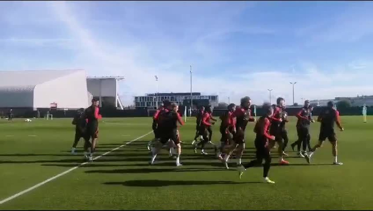 Nations League: 22 Diables rouges à l'entraînement à deux jours d'Italie-Belgique