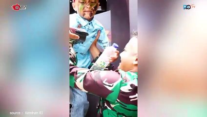 Momen Hut TNI ke 79 di monas