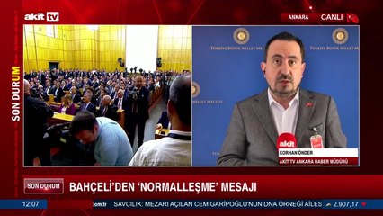 Bahçeli'den normalleşme mesajı