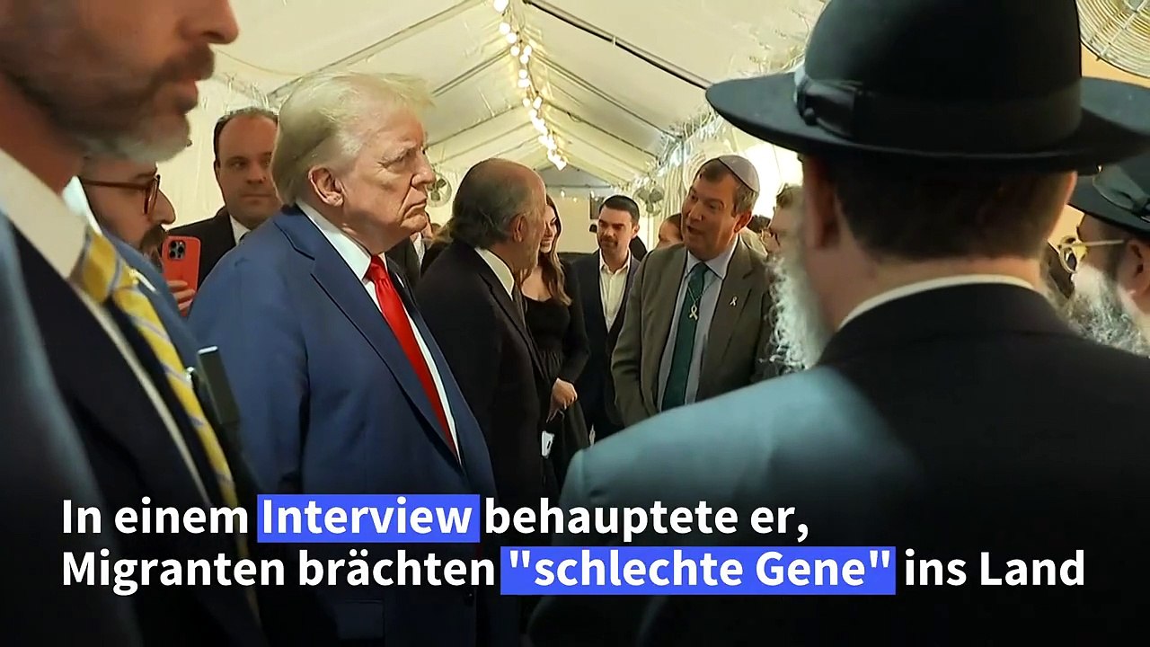 Weißes Haus nennt Trumps Aussage zu schlechten Genen von Migranten 'abscheulich'