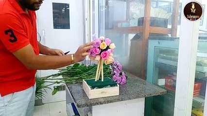 DIY Two-Tier Floral Arrangement: Easy Step-by-Step Guide for Beginners | Subrata Parali