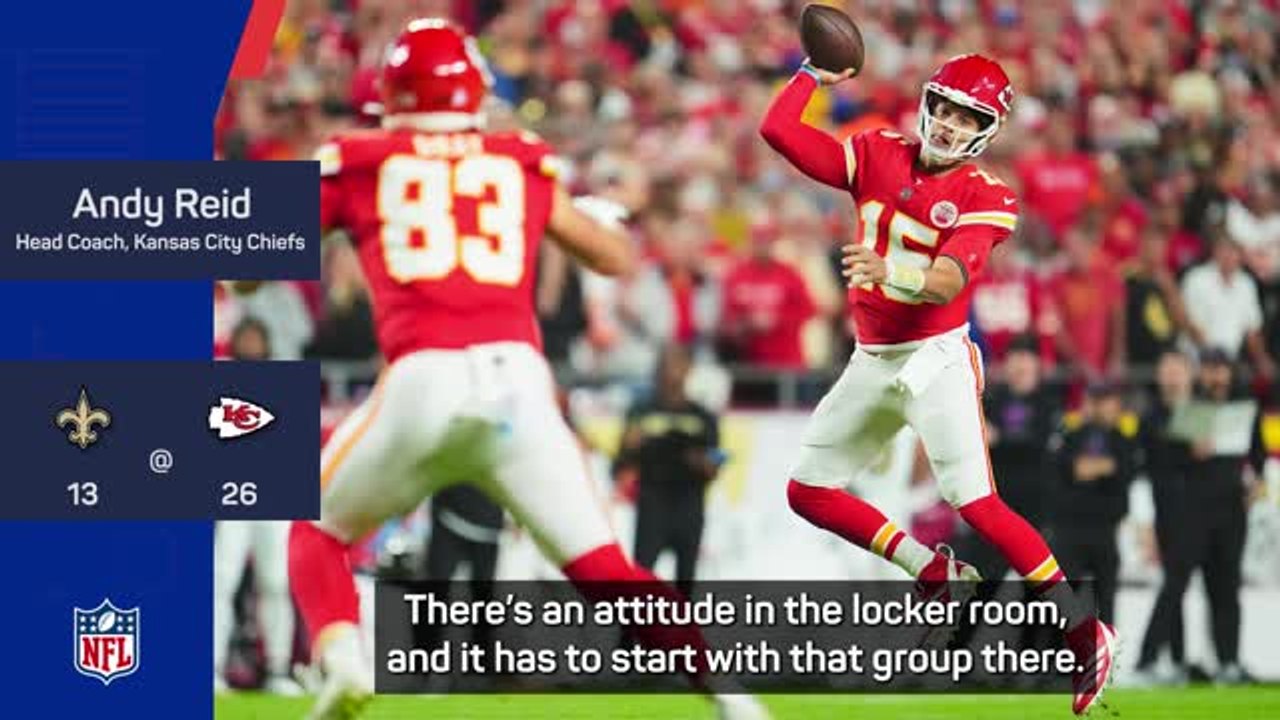 Reid proud of 'next guy up' mentality in resilient Chiefs' locker room