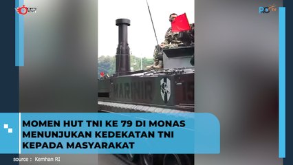 Momen HUT TNI ke 79 di Monas Menunjukkan Kedekatan TNI dengan Rakyat