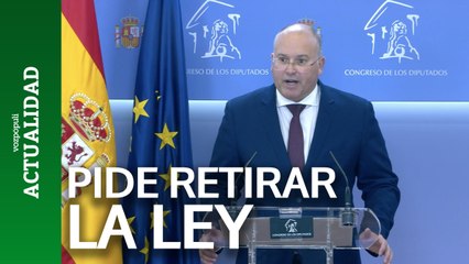Tellado pide frenar la tramitación del proyecto de ley que rebaja las condenas
