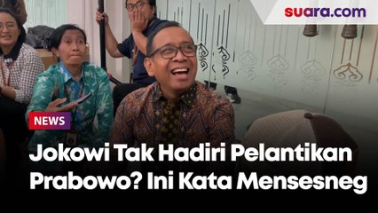Jokowi Buka Peluang Tak Hadir di Pelantikan Prabowo Sebagai Presiden, Mensesneg Bilang Begini