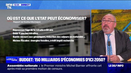 Retraites, santé, niches fiscales... L'institut Montaigne propose un plan d'économies à 150 milliards d'euros d'ici 2050
