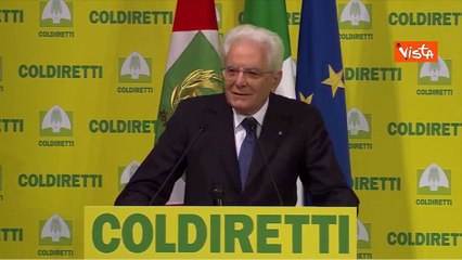 Mattarella: "Coldiretti protagonista modernizzazione Paese"