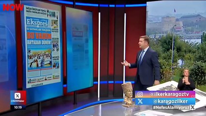 Gazetemiz @ekspreshaber_'in 7 Eylül tarihli "SU KAYNAKLARI TEHLİKEDE: BU VAHİM HATADAN DÖNÜN" manşeti NOW Tv’de İLKER KARAGÖZ ile Çalar Saat programında.