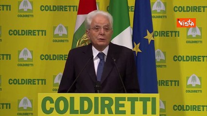 Mattarella: "Repubblica e Ue hanno posto fine a subordinazione settore agrario"