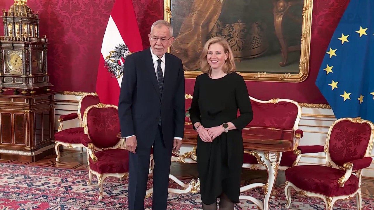 Van der Bellen empfing Neos-Chefin Beate Meinl-Reisinger