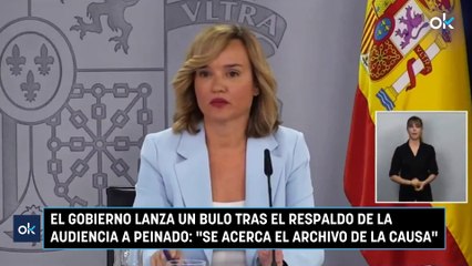El Gobierno lanza un bulo tras el respaldo de la Audiencia a Peinado: "Se acerca el archivo de la causa"