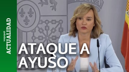Surrealista ataque de Pilar Alegría a Ayuso