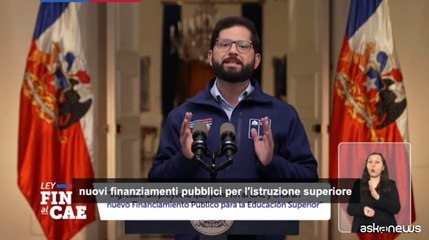 In Cile stop debiti per studenti, s? a nuovi finanziamenti pubblici