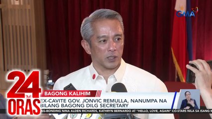Ex-Cavite Gov. Jonvic Remulla, nanumpa na bilang bagong DILG secretary | 24 Oras