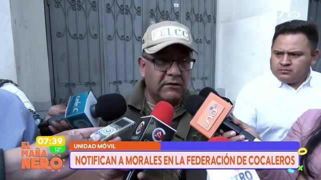 Evo Morales recibe la notificación de la Policía para declarar en la sede de los cocaleros