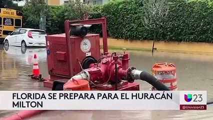 preparativos por el huracán Milton en la Florida