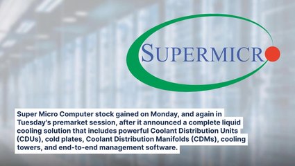 Super Micro Computer Shares Jump As AI Servers And Liquid Cooling Solutions Deliver Positive News