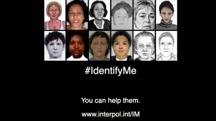 Interpol pide ayuda para identificar a 46 mujeres en su mayoría asesinadas, seis en España