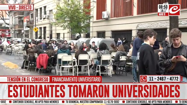 Ley de financiamiento universitario: estudiantes llevan adelante plan de lucha en contra del veto