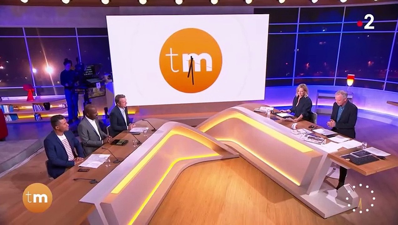 Flavie Flament et Julien Arnaud dans "Télématin" sur France 2 le lundi 7 octobre 2024.