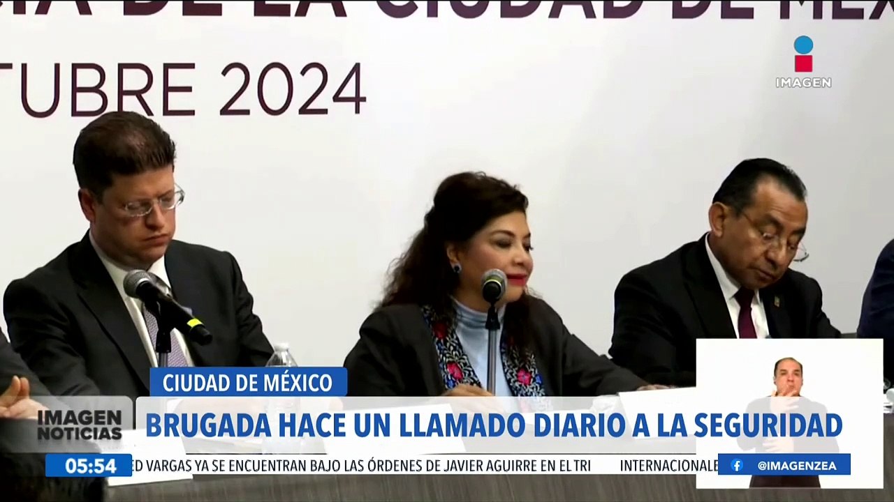 Clara Brugada instala el gabinete de seguridad y procuración de justicia de la CDMX
