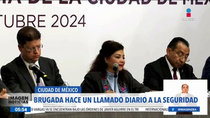 Clara Brugada instala el gabinete de seguridad y procuración de justicia de la CDMX