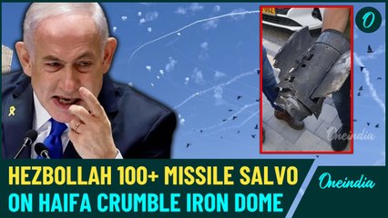 Hezbollah's Painful Blow to Israel: Over 100 Rocket Salvo Burn Streets of Biggest Port City of Haifa