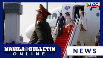 Marcos arrives in Laos for ASEAN summit