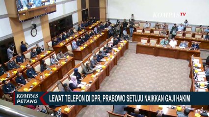 下载视频: Hakim Tuntut Kenaikan Gaji 142 Persen,  Lewat Telepon di DPR Prabowo Setuju