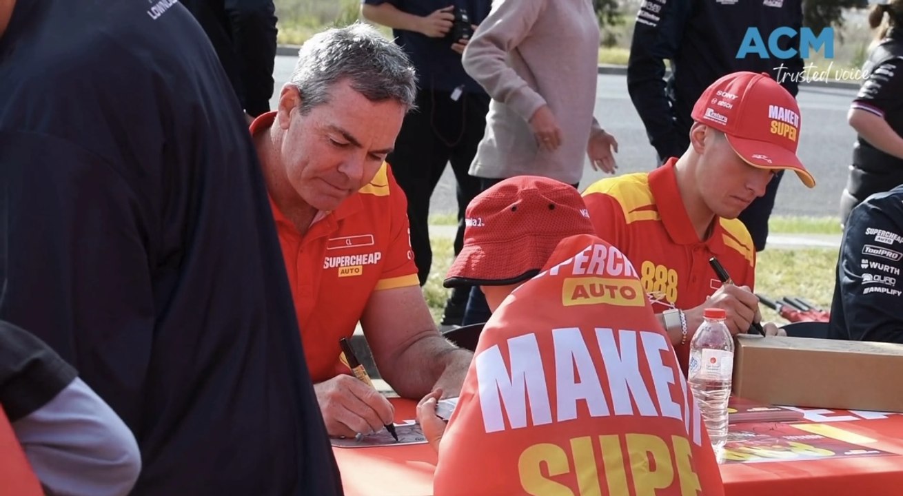 Supercheap Auto driver signing session