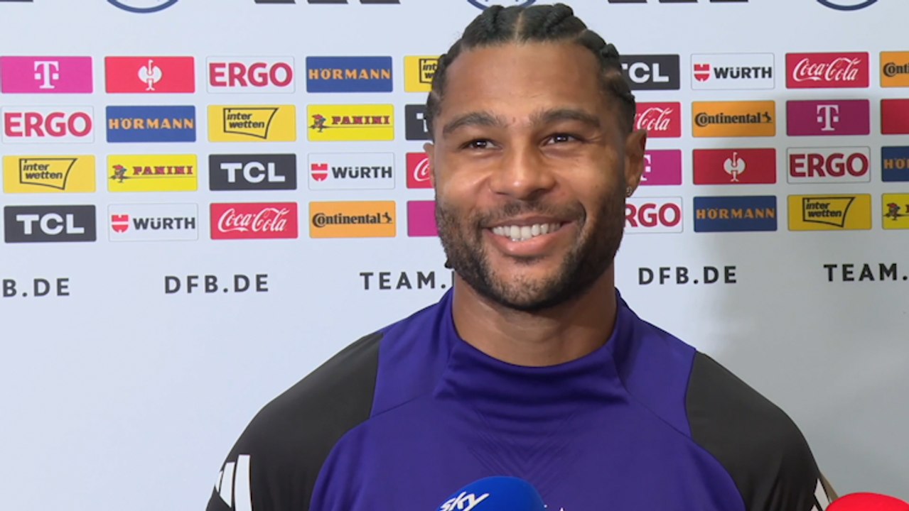 'Kennen wir uns?' Gnabry scherzt mit Reporter